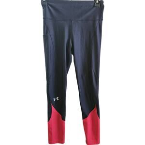 Under armour Red and Black Leggings Size Small